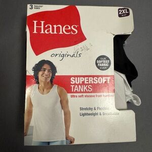 NWT Hanes Men's Supersoft Tanks